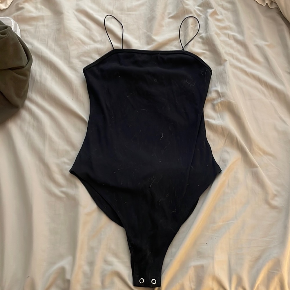 Wild Fable Black Tank top Bodysuit